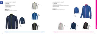 FREETIME
PREZZO E 45 UOMO
14
Navy
09
Black
22
Royal
05
Heather Grey
09
Black
14
Navy
22
Royal
05
Heather Grey
PREZZO E 45 DONNA
MIZUNO SWEAT FZ JACKET
COD. 32EC7209
»	Felpa Full Zip con 2 tasche laterali.
»	Stampa del logo sul braccio, coda di topo in contrasto sul colletto.
»	Polsino e Vita in costina.
MATERIALI 80% Cotton, 20% Polyester
TAGLIE XS-XXL
116 117
MIZUNO SWEAT FZ JACKET
COD. 32EC7009
»	Felpa concappuccio.
»	Stampa del logo sul braccio, coda di topo
in contrato sul cappuccio.
»	Polsino e Vita in costina.
TAGLIE S-XXXL
MATERIALI 80% Cotton, 20% Polyester
 