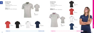 FREETIME
PREZZO E 20 FREETIME / UOMO
09
Black/Yellow
Fluo
62
Red/White
14
Navy/White
71
White/Navy
05
Heather Grey/
Yellow Fluo
09
Black / Pink
Fluo
62
Red/White
14
Navy/White
71
White/Navy
05
Heather Grey/
PinkFluo
PREZZO E 20 FREETIME / DONNA
MIZUNO POLO
COD. 32EA7241
»	Polo con colletto in costina.
»	Dettagli in contrasto sul colletto e fondo manica.
»	Spacchetto laterale.
TAGLIE XS-XXL
MATERIALI 60% Cotton , 40% Polyester
124 125
MIZUNO POLO
COD. 32EA7041
»	Polo con colletto in costina.
»	Dettagli in contrasto sul colletto e fondo manica.
»	Spacchetto laterale.
TAGLIE S-XXXL
MATERIALI 60% Cotton, 40% Polyester
 