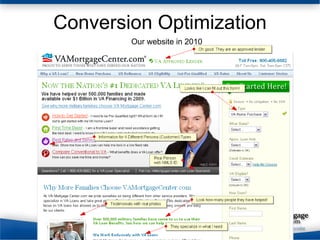 Conversion Optimization Our website in 2010 