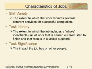 Chapter 6 Jobs and Job Analysis | PPT