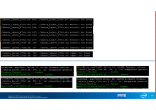 Copyright © 2017, Intel Corporation. All rights reserved.
*Other names and brands may be claimed as the property of others.
107
 