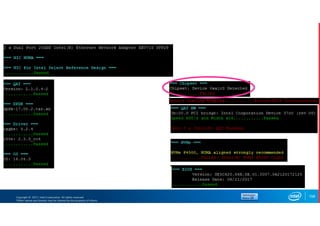 Copyright © 2017, Intel Corporation. All rights reserved.
*Other names and brands may be claimed as the property of others.
108
 