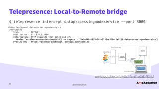 MJC 2021: "Debugging Java Microservices Running on Kubernetes with Telepresence"