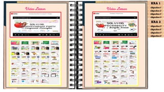 Video Lesson Video Lesson
KRA 1
Objective 1
Objective 2
Objective 3
Objective 4
KRA 2
Objective 5
Objective 6
Objective 7
Objective 8
 