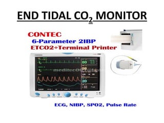 END TIDAL CO2 MONITOR
 