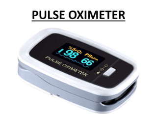 PULSE OXIMETER
 