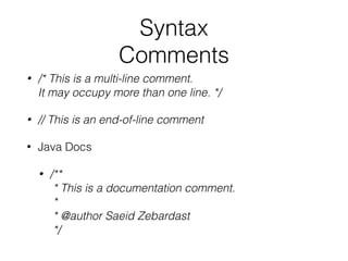 Java for beginners | PPT