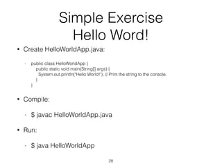 Java for beginners | PPT image.