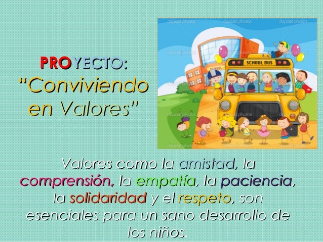 Cuales Son Los Valores Necesarios Para La Convivencia es.slideshare.net