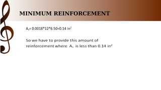 MINIMUM REINFORCEMENT
 