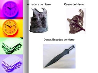 Armadura de hierro  Casco de Hierro Dagas/Espadas de hierro  