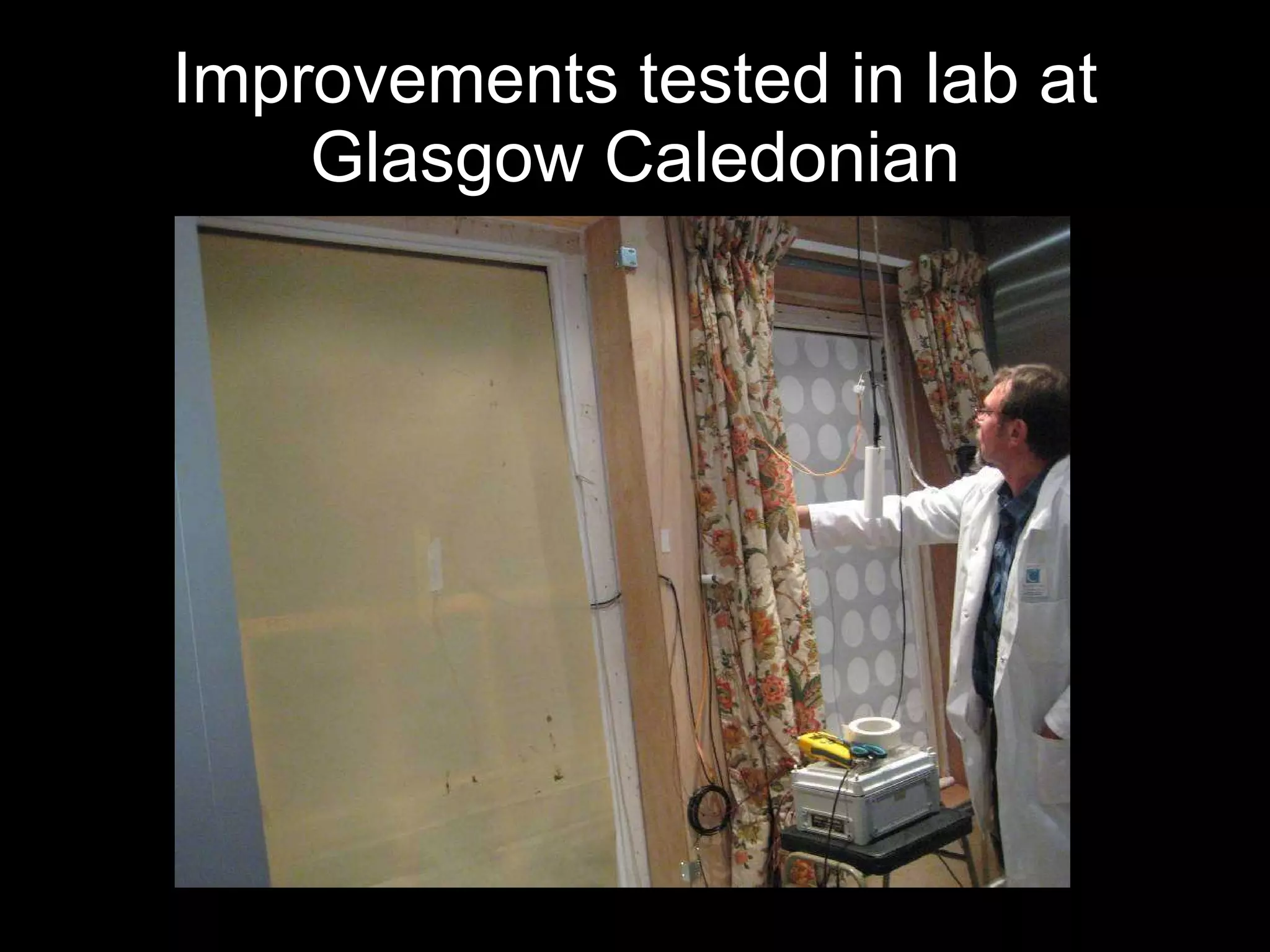 Improvements tested in lab at Glasgow Caledonian 