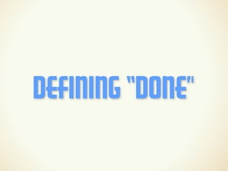 Design and UX in an Agile Process