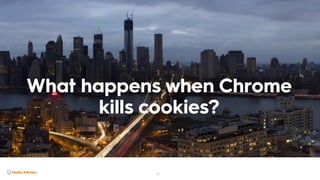 18
What happens when Chrome
kills cookies?
 