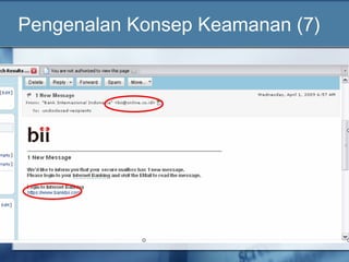 Pengenalan Konsep Keamanan (7)
 