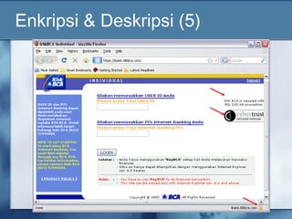 Enkripsi & Deskripsi (5)
 