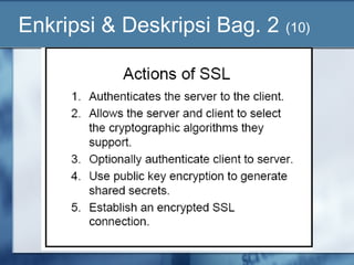 Enkripsi & Deskripsi Bag. 2 (10)
 