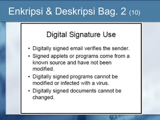 Enkripsi & Deskripsi Bag. 2 (10)
 
