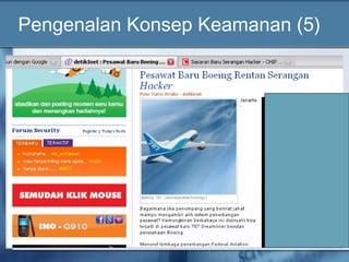 Pengenalan Konsep Keamanan (5)
 