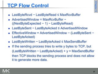 Flow Control Byte MK-PPT Chapter 5.ppt advanced computer networks | PPT