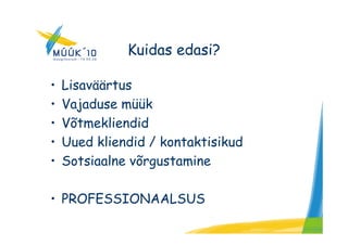 MüüK 10 kaido vestberg