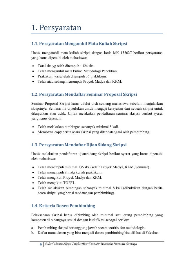 Mk153027 pedoman skripsi-fasilkom_unnar_okt2013