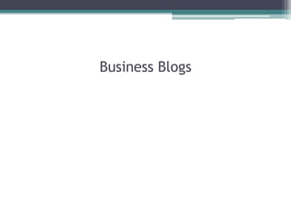 Business Blogs
 