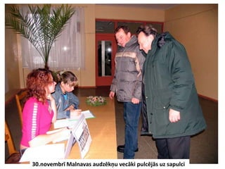 30.novembrī Malnavas audzēkņu vecāki pulcējās uz sapulci
 