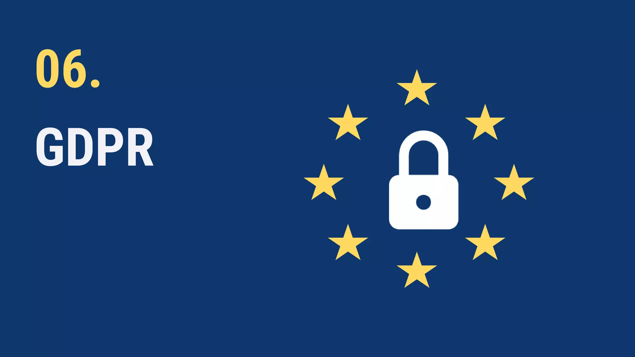 06.
GDPR
 