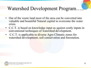 MKCL watershed management | PPS