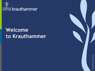 Welcometo Krauthammer © by Krauthammer International 