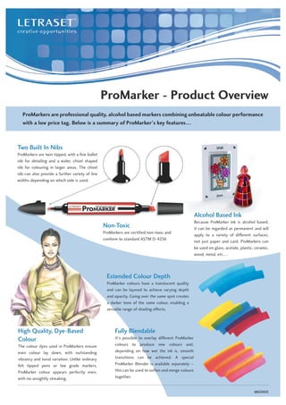Promarker Product Overview