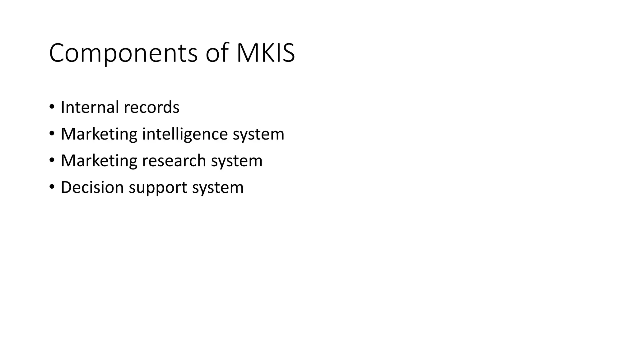 Marketing information system syllabus notes PPTX