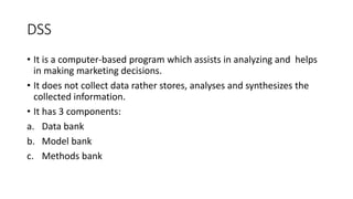 Marketing information system syllabus notes | PPTX