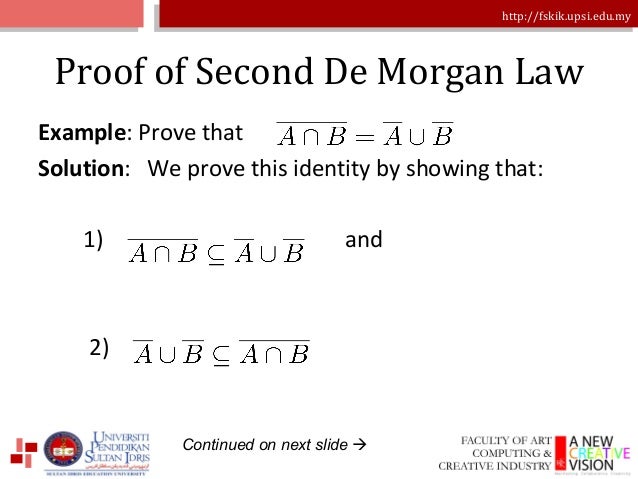 de morgan s law venn diagram proof under fontanacountryinn com de morgan venn diagram