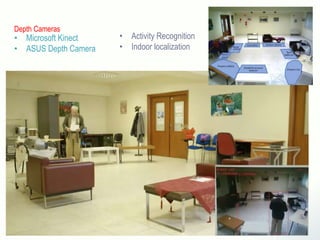 Depth Cameras
• Microsoft Kinect
• ASUS Depth Camera
• Activity Recognition
• Indoor localization
 