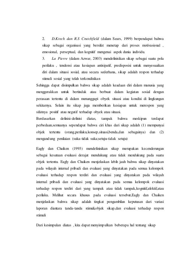 Tentang Sikap