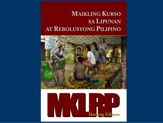 Maikling Kurso Sa Lipunan At Rebolusyong Pilipino
