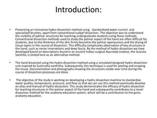 Water Stream Dissection hydrodissection | PPSX