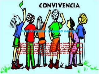 Convivencia cuando surgió


Surge desde siempre ya que pues desde siempre
  dios nos a dado ese donde tener esperanza y
confianza en nuestra compañía ya que era para
    que todos podamos socializar sin ninguna
discusión ni nada por el estilo podemos decir que
 hay maneras para poder confiar en el otro ser
                   brevemente
 