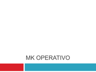MK OPERATIVO
 
