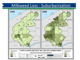 Milkweed Loss - Suburbanization
 