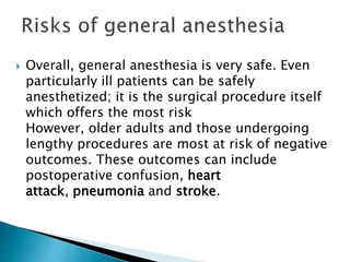 General anesthesia | PPTX