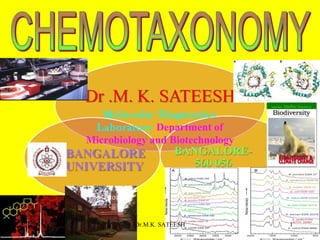 Molecular Diagnostics Laboratory  Department of Microbiology and Biotechnology Dr.M.K. SATEESH 