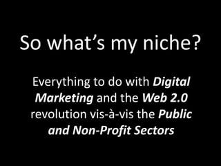 Social Media & Canadian Government Usage Examples