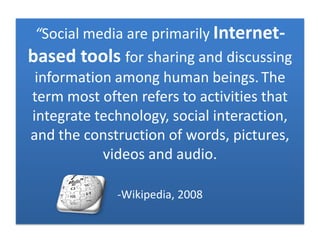 Social Media & Canadian Government Usage Examples