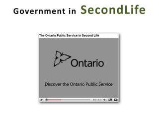 Social Media & Canadian Government Usage Examples