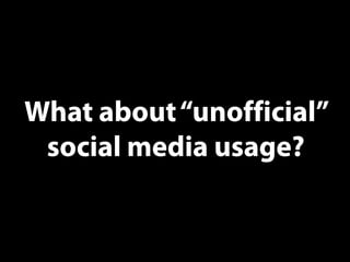 Social Media & Canadian Government Usage Examples