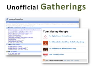 Social Media & Canadian Government Usage Examples
