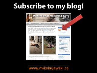 Social Media & Canadian Government Usage Examples